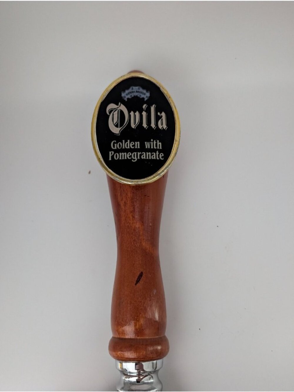Sierra Nevada Beer Tap Handle Brown Wood Ovila Golden Pale Ale